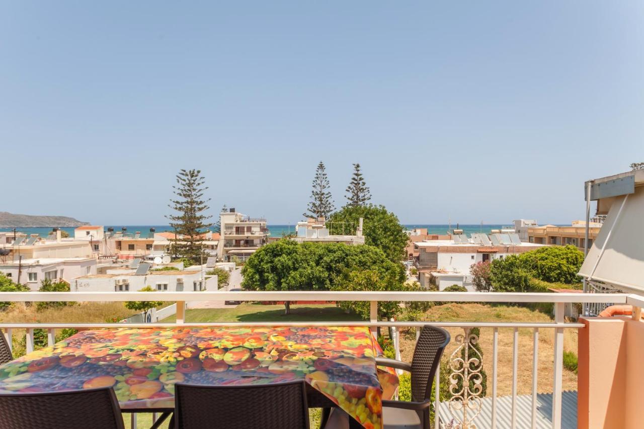 Christine Seaside Apartments In Chania Stalós Dış mekan fotoğraf