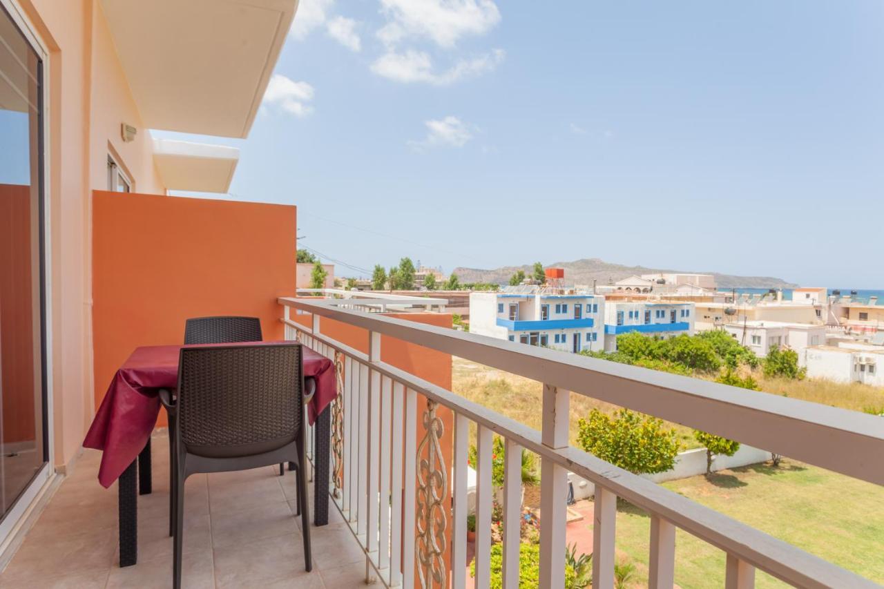Christine Seaside Apartments In Chania Stalós Dış mekan fotoğraf