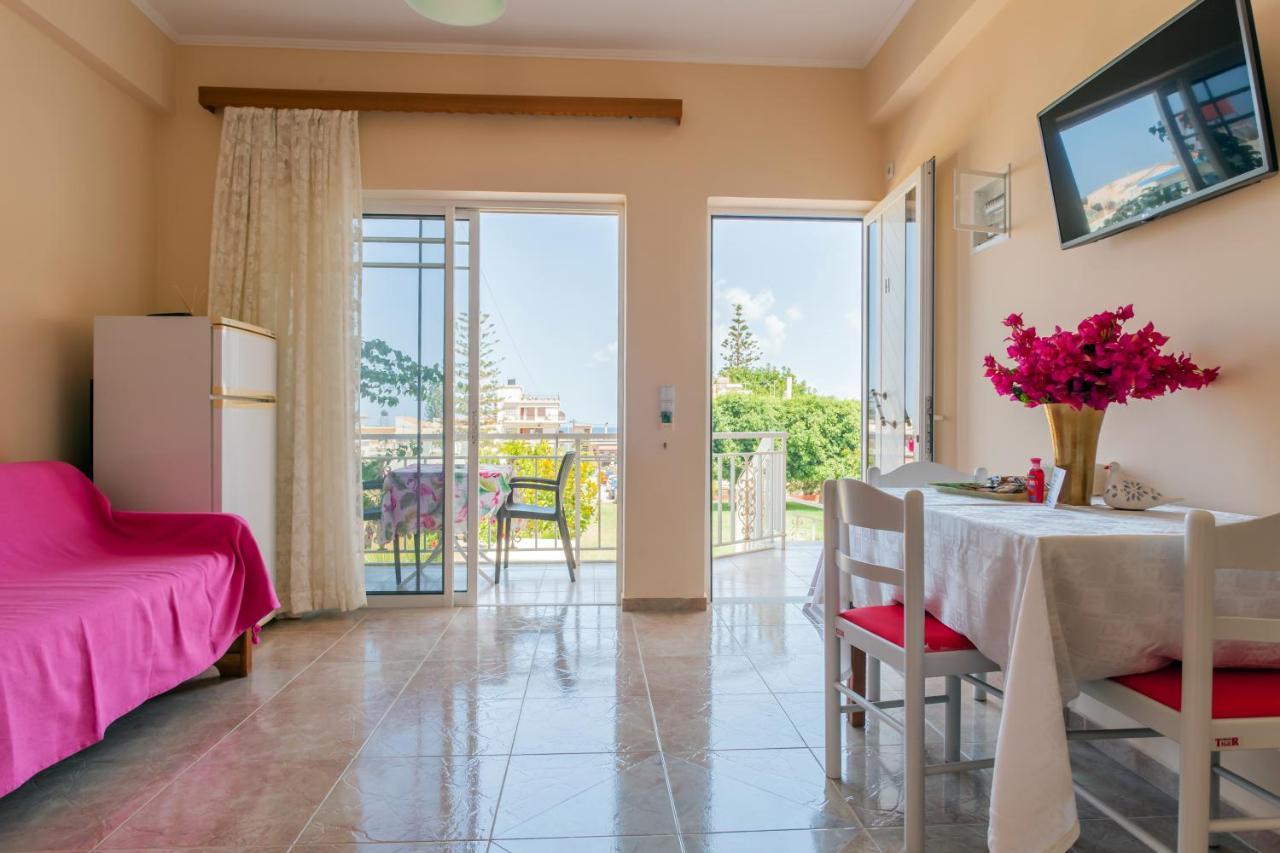 Christine Seaside Apartments In Chania Stalós Dış mekan fotoğraf