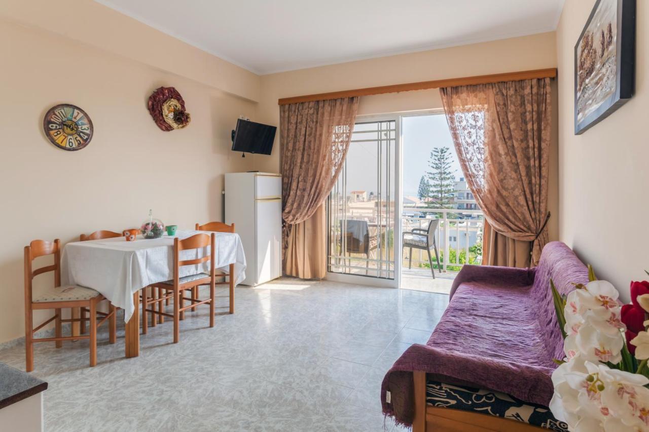 Christine Seaside Apartments In Chania Stalós Dış mekan fotoğraf