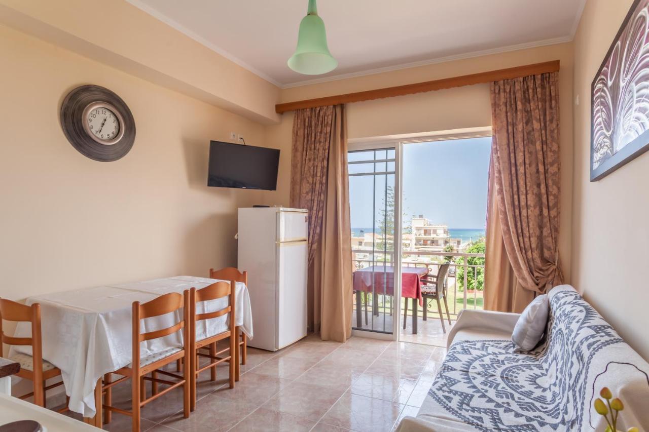 Christine Seaside Apartments In Chania Stalós Dış mekan fotoğraf