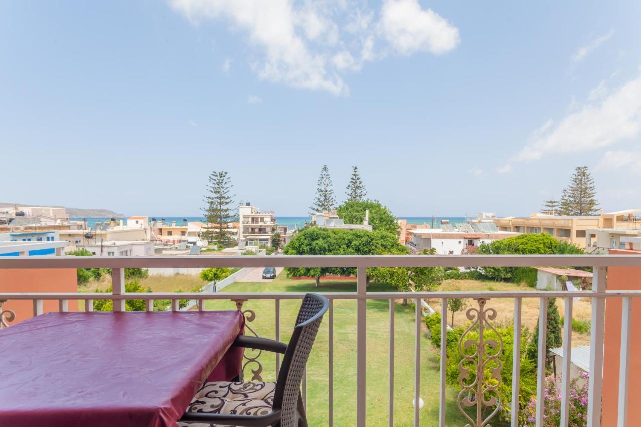 Christine Seaside Apartments In Chania Stalós Dış mekan fotoğraf