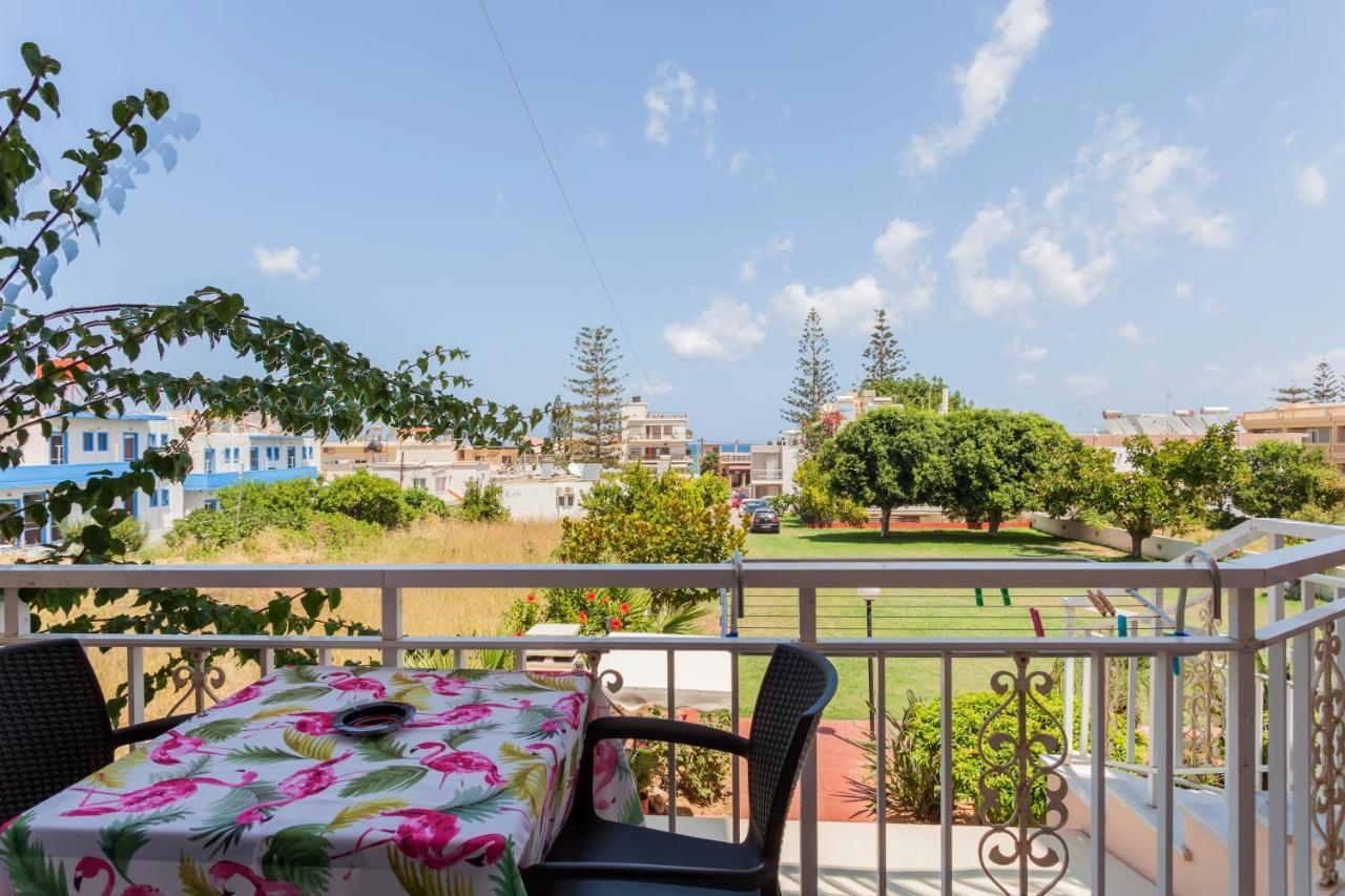 Christine Seaside Apartments In Chania Stalós Dış mekan fotoğraf