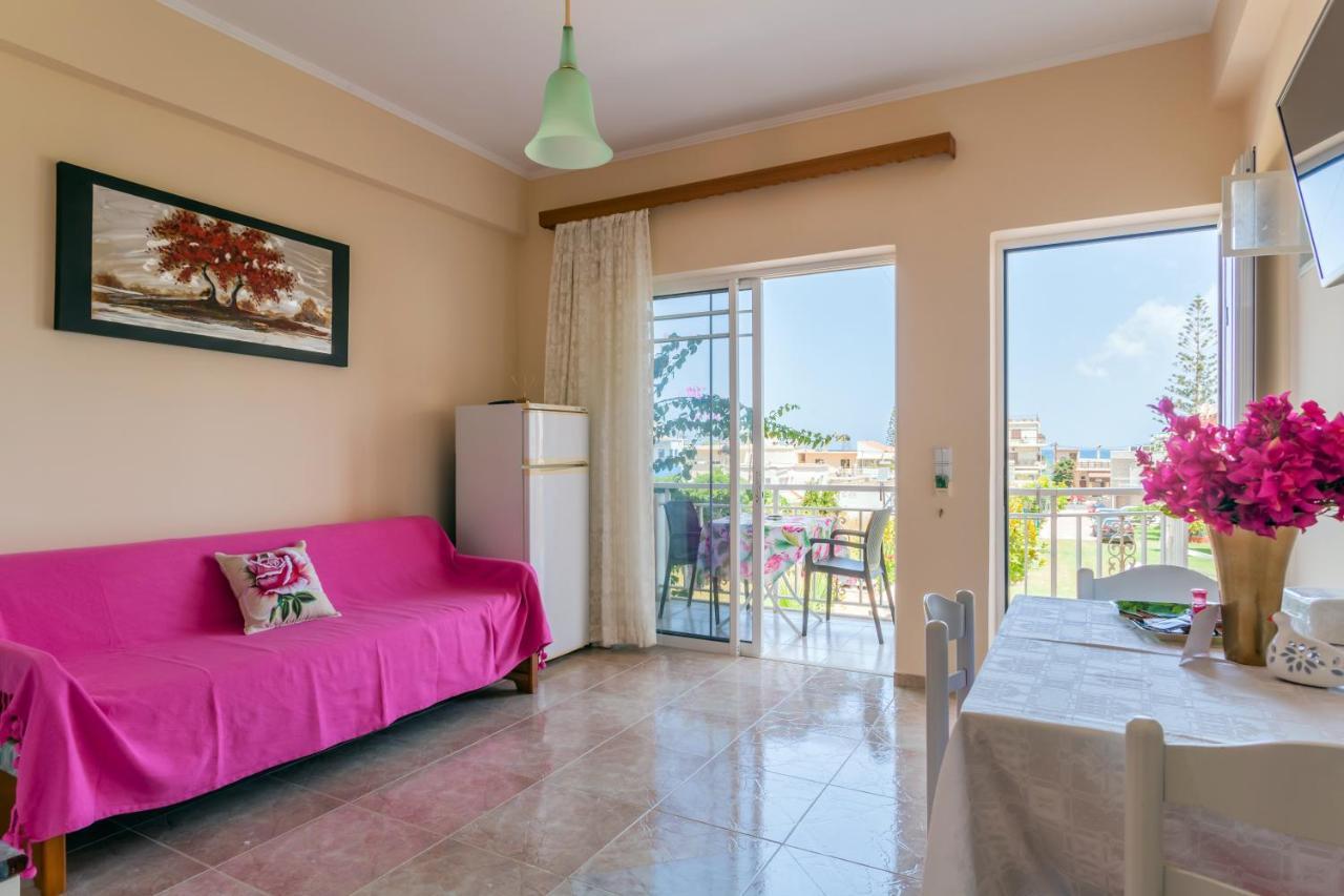 Christine Seaside Apartments In Chania Stalós Dış mekan fotoğraf