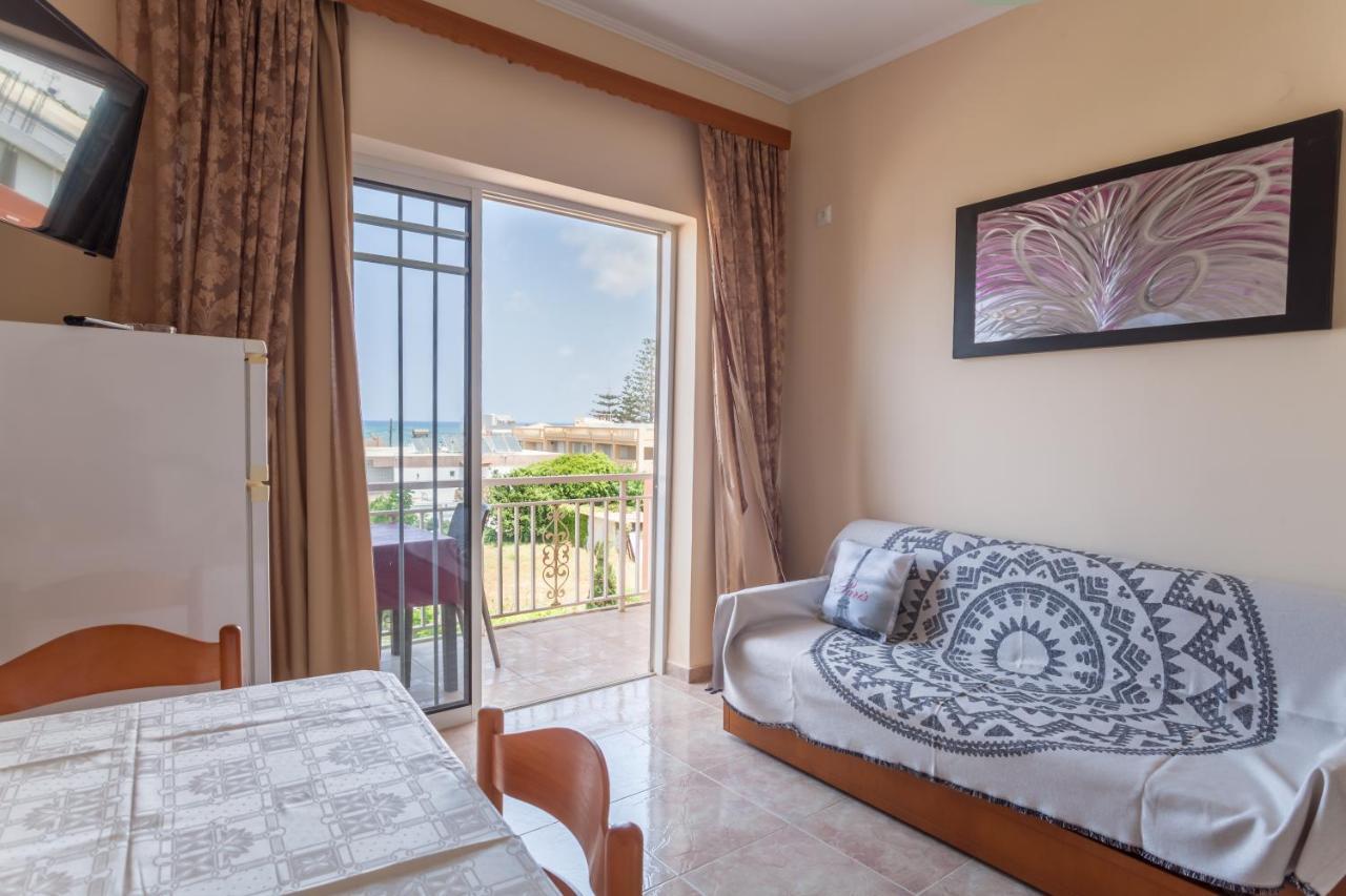 Christine Seaside Apartments In Chania Stalós Dış mekan fotoğraf