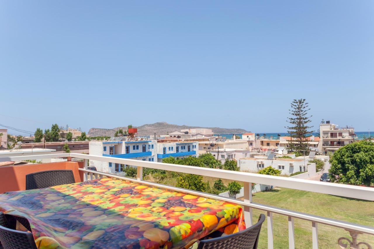 Christine Seaside Apartments In Chania Stalós Dış mekan fotoğraf