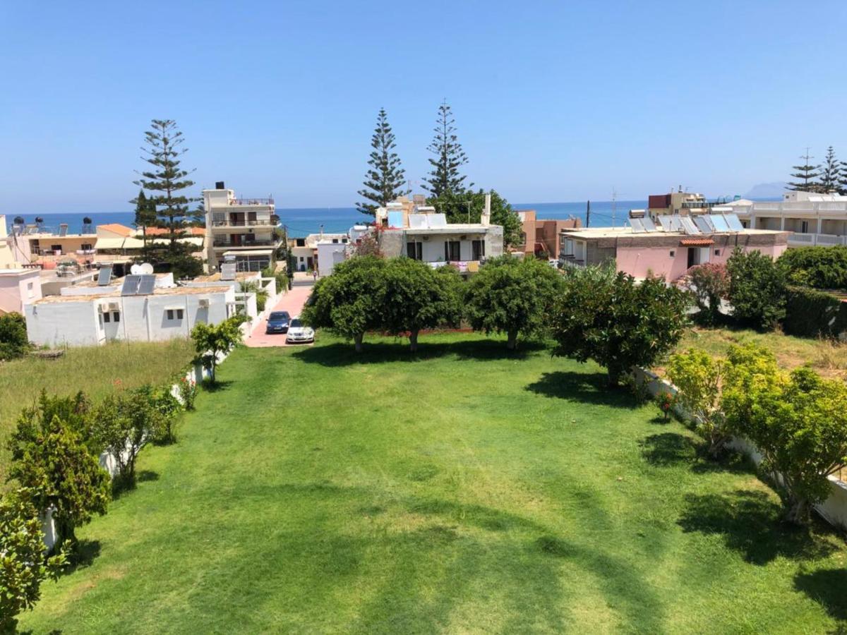 Christine Seaside Apartments In Chania Stalós Dış mekan fotoğraf
