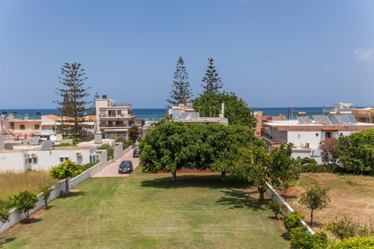 Christine Seaside Apartments In Chania Stalós Dış mekan fotoğraf