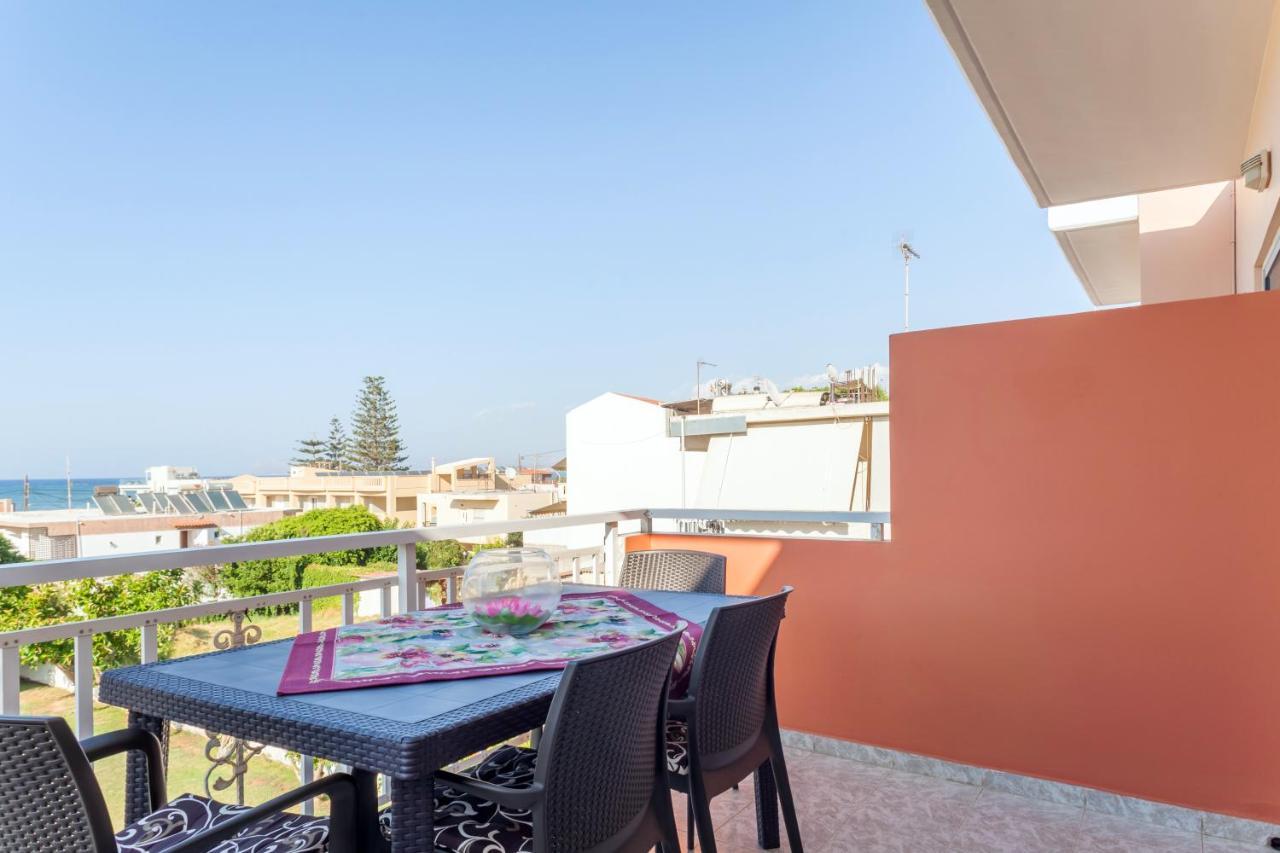 Christine Seaside Apartments In Chania Stalós Dış mekan fotoğraf